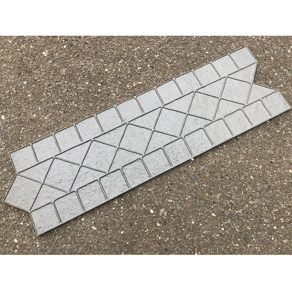 Готовый штамп для декоративного бетона Бордюр Венецианский алмаз F3201